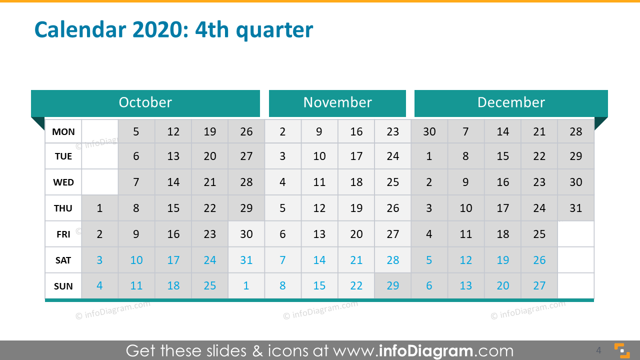4Th Quarter 2020 Calendar 2022