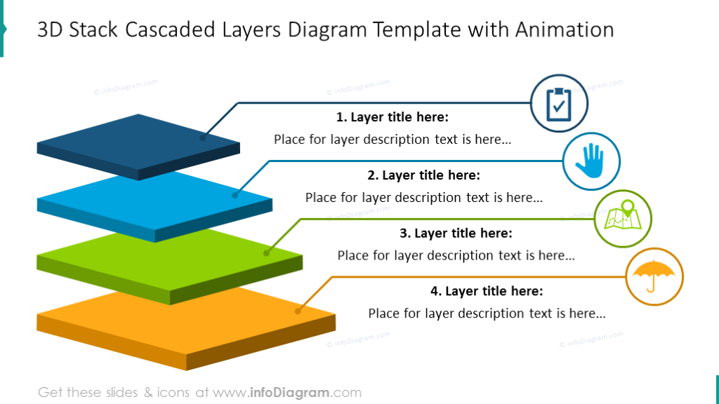 20 Modern Layer Diagrams And Flat 3d Tier Infographics