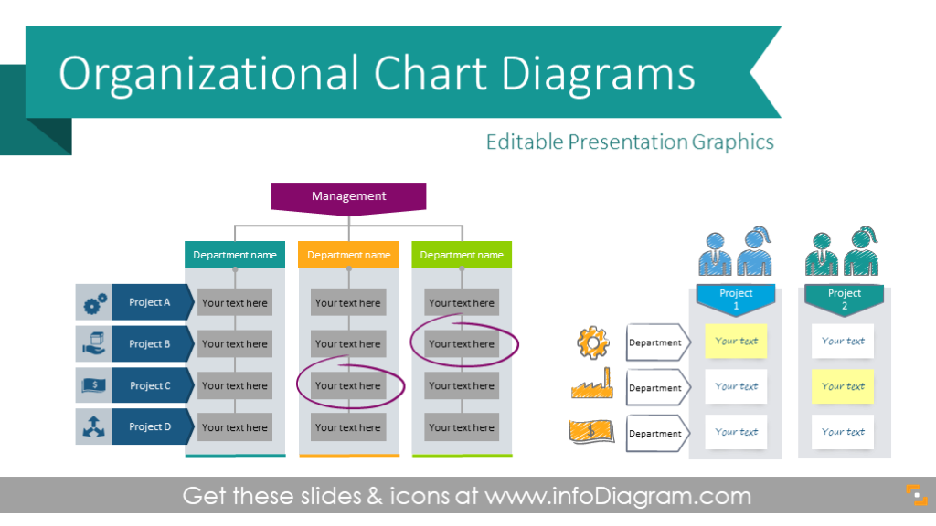16 Creative Organization Structure Charts PowerPoint Diagrams